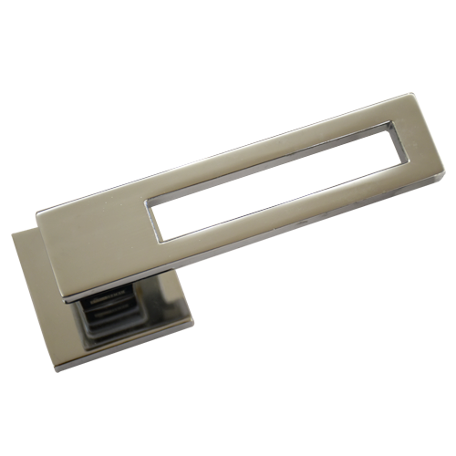 Buy Alpha Lever Handle On Rose Chrome Plated Finish Online