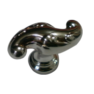 Cabinet Knob - 25mm - Polished Silver &