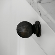BANISTER Cabinet Knob - Antique Brown -