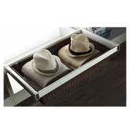 Cane Drawer Basket with Silent Soft Clo