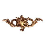 Furniture Carving - Old Gold Finish - H