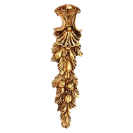 Furniture Carving - 150x38mm - Old Gold
