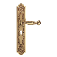 QUEEN Small Mortise Handle on Plate - F