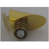 Shelf Button Rod - Gold Finish