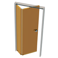 Asymmetric Folding Door Fitting - Kit f
