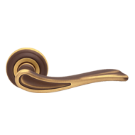 CLOE Lever Handle on Rose - Matt Bronze