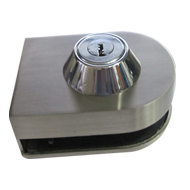 Glass Door Lock No Bore Hole - Stainles