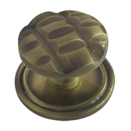 PATINA Cabinet Knob with Rose - 40mm -