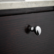 EGG Cabinet Knob - 28mm - Inox Look Fin