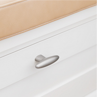 CUBA Cabinet Knob - 16mm - Inox Look Fi