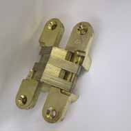 Concealed Hinge - 90X20mm - Gold Plated