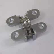 Concealed Hinge - 45X12mm - Silver Fini