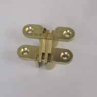Concealed Hinge - 45X10mm - Gold Plated
