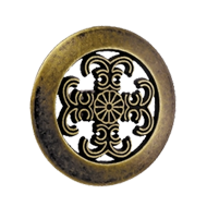 Furniture Knob - Antique Brass - 37mm