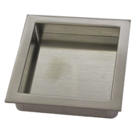 Flush Cabinet Handle - 76mm - Satin Nic