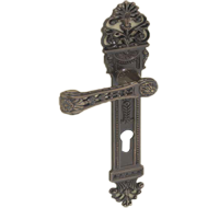 Giuseppina Door Lever Handle on Plate -