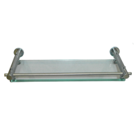 Tantrum Single Glass Shelf - Stainless