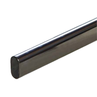 Oval Tube - 30X15X1.0mm - Chrome Plated