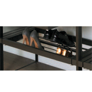 Pull out aluminium frame with shoe rack