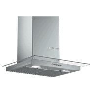 Wall Mounted Chimney with Glass Hood -