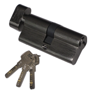 Single Cylinder Lock - LXK - 70mm - Gra
