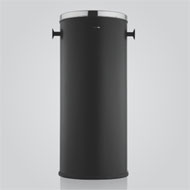 Swing Bin With Handle - Black Colour -