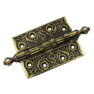Brass Door Hinge - Antique Finish