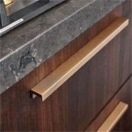 Station Cabinet Handle - Brushed Brass