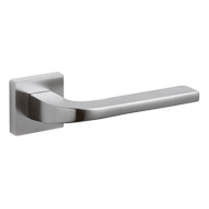 LESMO Door Lever handle on rose - Brass