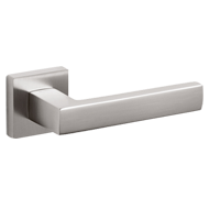 PLANET Q Door Lever Handle - Brass - Su