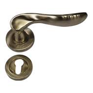 Brass Door Lever Handle - SS Finish