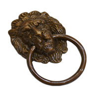 Brass Door Knocker - 2X3 Inch - Antique