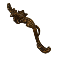 Brass Cabinet Handle - Antique Brass Fi