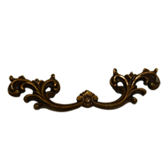 Brass Cabinet Handle - Antique Brass Fi