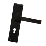 Iron Door Lever Handle - Black Colour -