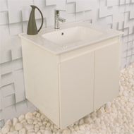 White Laminated Stainless Steel Bathroo