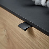 Aluminium Cabinet Handle - 40mm - Antiq
