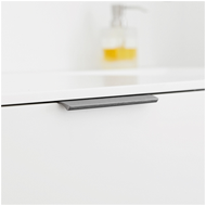 Aluminium Cabinet Handle - 200mm - Brus