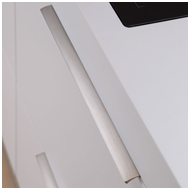 Aluminium Cabinet Handle - 350mm - Brus
