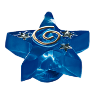 Kids Star Cabinet Knob in Blue Color fr