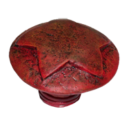 Cabinet Knob - 40mm - Antique Red Finis