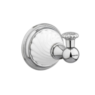 Robe hook with porcelain twisted - Anti