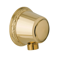 Wall water punch connector 1/2" - Satin