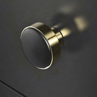 LEATHER Home Door Knob - came