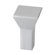 Cabinet Knob - 16mm - Aluminium Coloure