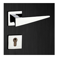 Door Lever Handle - Chrome Plated/Satin