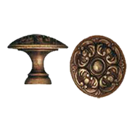 Cabinet Knob - 40mm - Antique Bronze Fi
