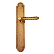 Lever Handle on Plate in Orro Antique F