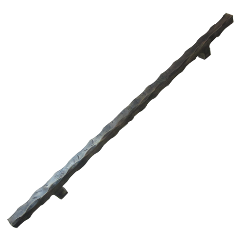 Rustic Heavy Door Pull Handle - Antique Finish - 600mm