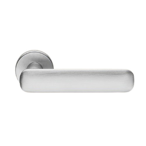 Target Zincral Door Handle on Rose - Patine Matt Finish